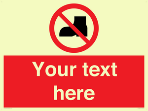 Custom No outdoor footwear